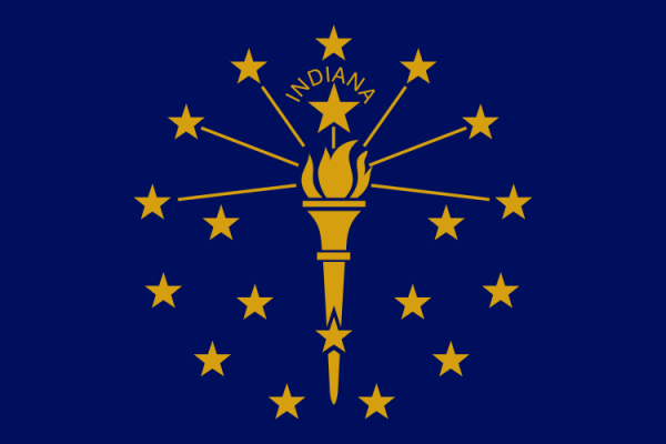 Flagge von Indiana