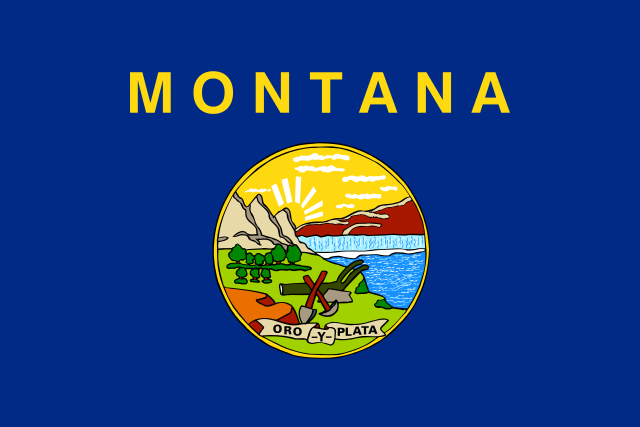 Flagge von Montana