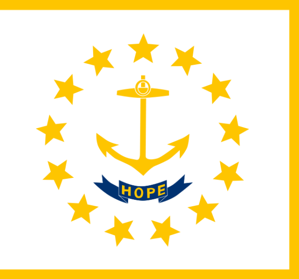 Flagge von Rhode Island