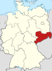 Lagekarte Sachsen